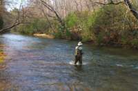 Fishing in the Cartecay River